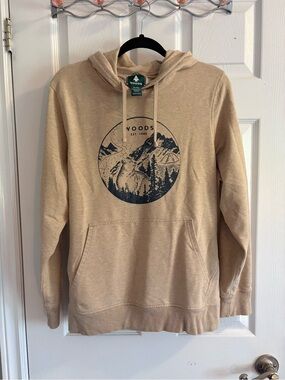Women’s Woods Beige Graphic Hoodie - XL